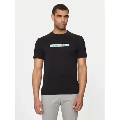 Zdjęcie Calvin Klein T-Shirt Shadow Logo K10K113110 Czarny Regular Fit