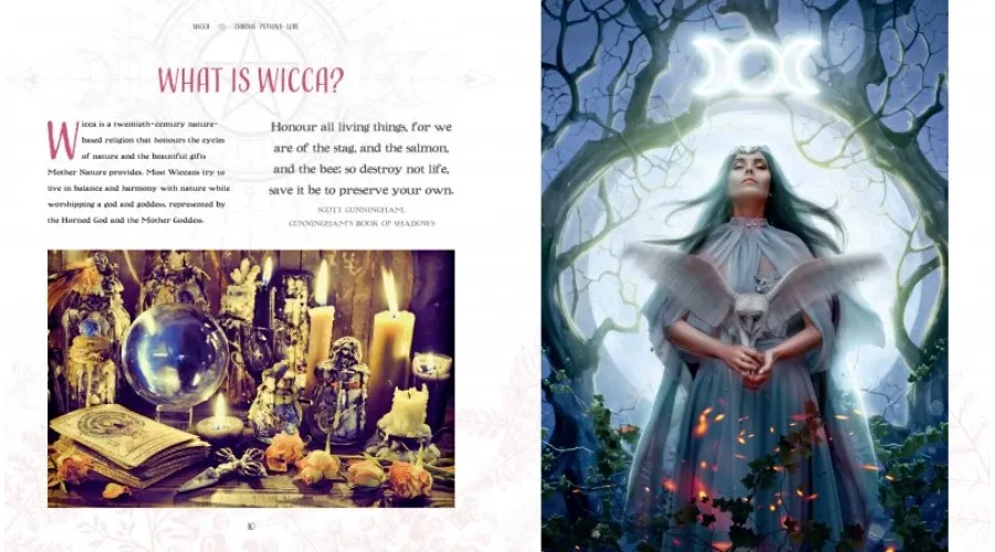obrazek 3 Książka Wicca: Zaklęcia, Eliksiry i Wiedza - Flame Tree Publishing