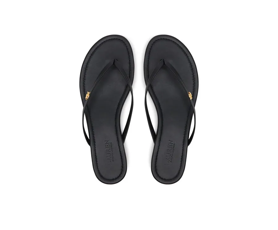 obrazek 1 LAUREN RALPH LAUREN Japonki Raquel 802953931001 Czarny