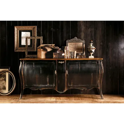 Zdjęcie Ekskluzywny włoski kredens z drewna wiśniowego w stylu klasycznym - Stella del Mobile
