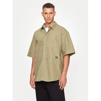 Zdjęcie Converse Koszula M Wordmark Utility Shirt 10026433-A02 Khaki Regular Fit