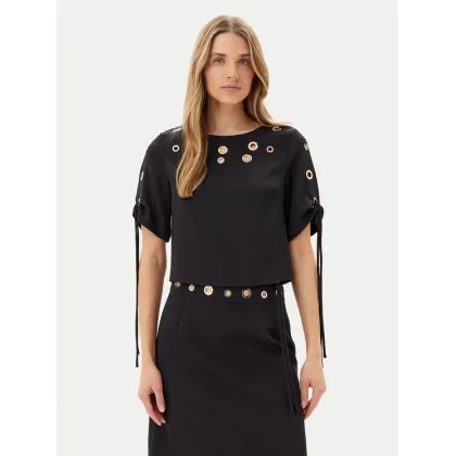 Zdjęcie ARTIGLI Bluzka ACBL000743 Czarny Regular Fit