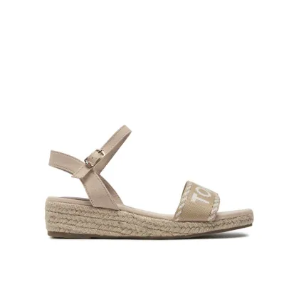 Zdjęcie Tommy Hilfiger Espadryle Rope Wedge Sandal T3A7-33287-0890 S Beżowy