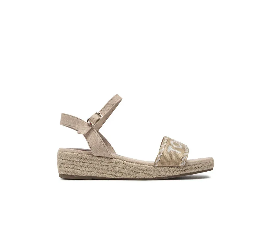 obrazek 1 Tommy Hilfiger Espadryle Rope Wedge Sandal T3A7-33287-0890 S Beżowy