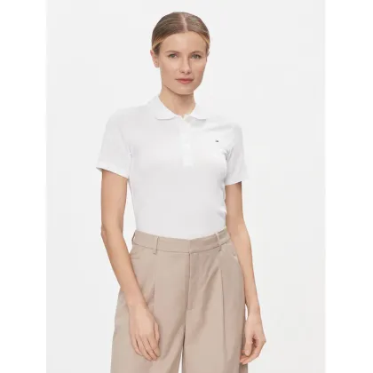 Zdjęcie Tommy Hilfiger Polo 1985 WW0WW42047 Biały Slim Fit