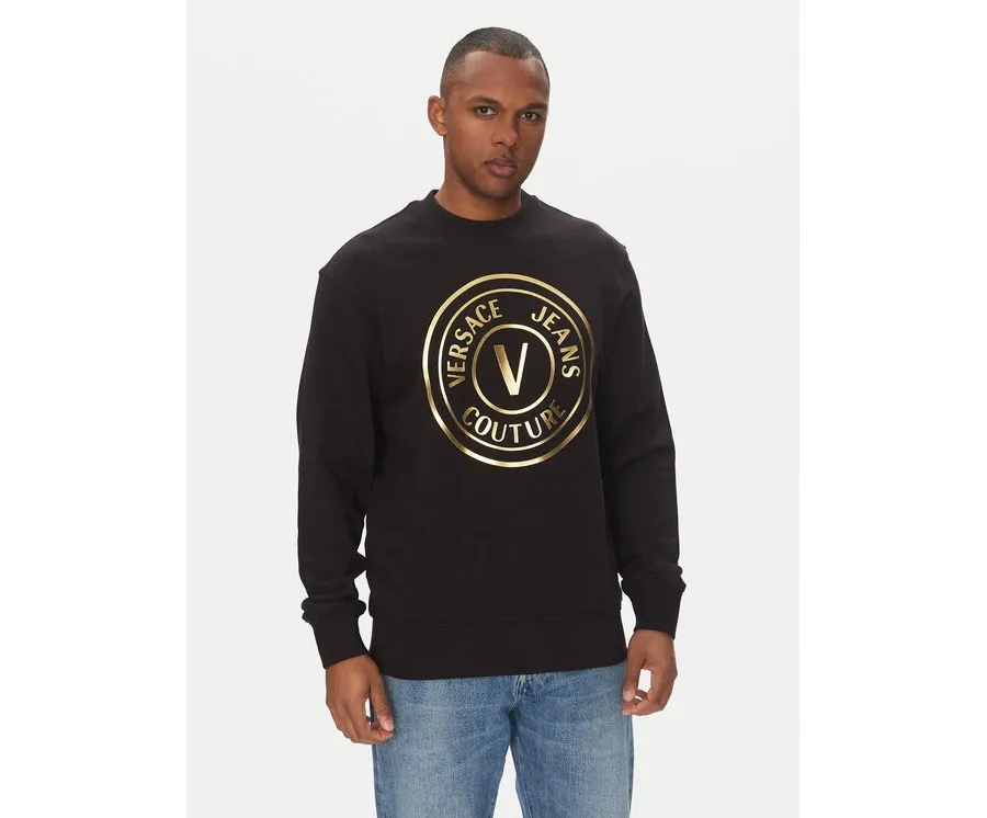 obrazek 1 Versace Jeans Couture Bluza 78GAIT01 Czarny Regular Fit