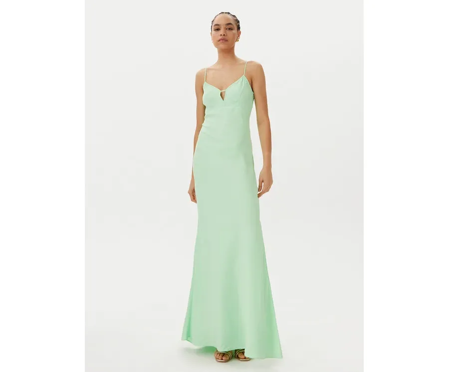 obrazek 1 TWINSET Sukienka wieczorowa 251TP2653 Zielony Slim Fit