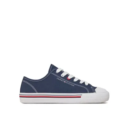 Zdjęcie Tommy Hilfiger Trampki Low Cut Lace Up Sneaker T3X9-33324-0890 S Granatowy