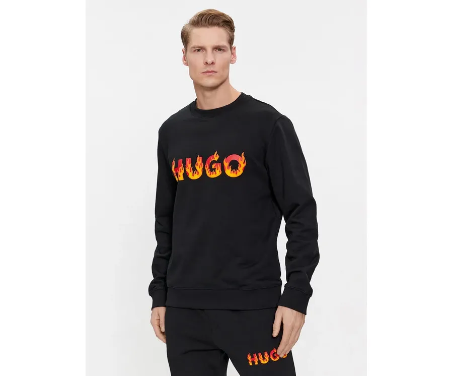obrazek 1 Hugo Bluza Ditmo 50504813 Czarny Regular Fit HUGO