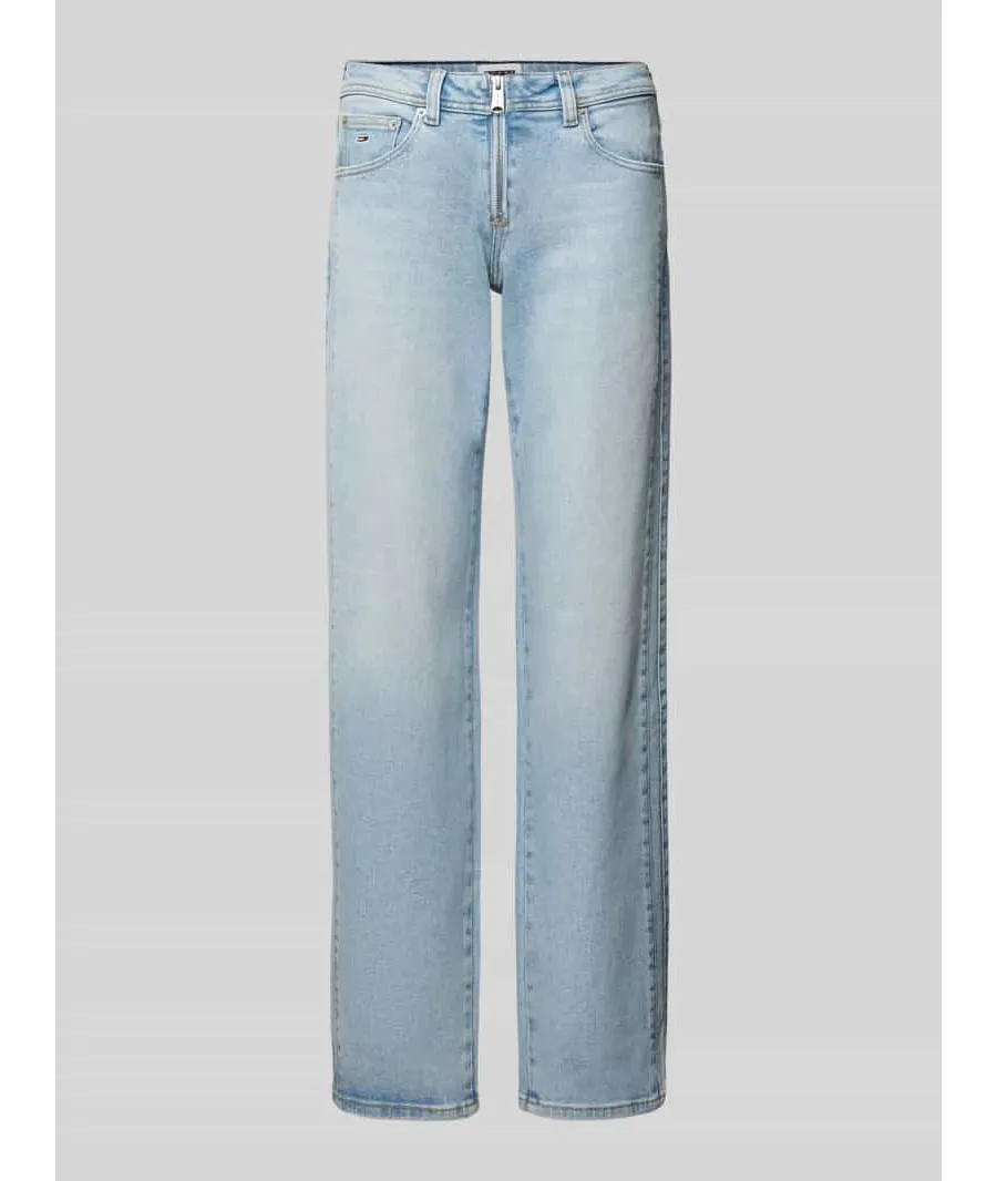 obrazek 1 Jeansy z niskim stanem, prostą nogawką i 5 kieszeniami model ‘SOPHIE’