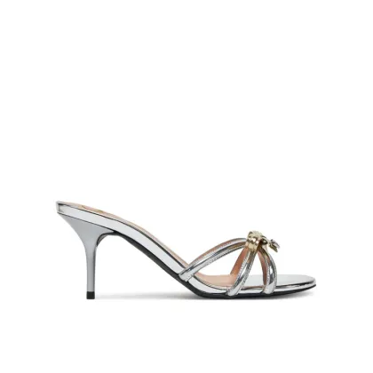 Zdjęcie LOVE MOSCHINO Klapki JA28036G1MJE190A Srebrny