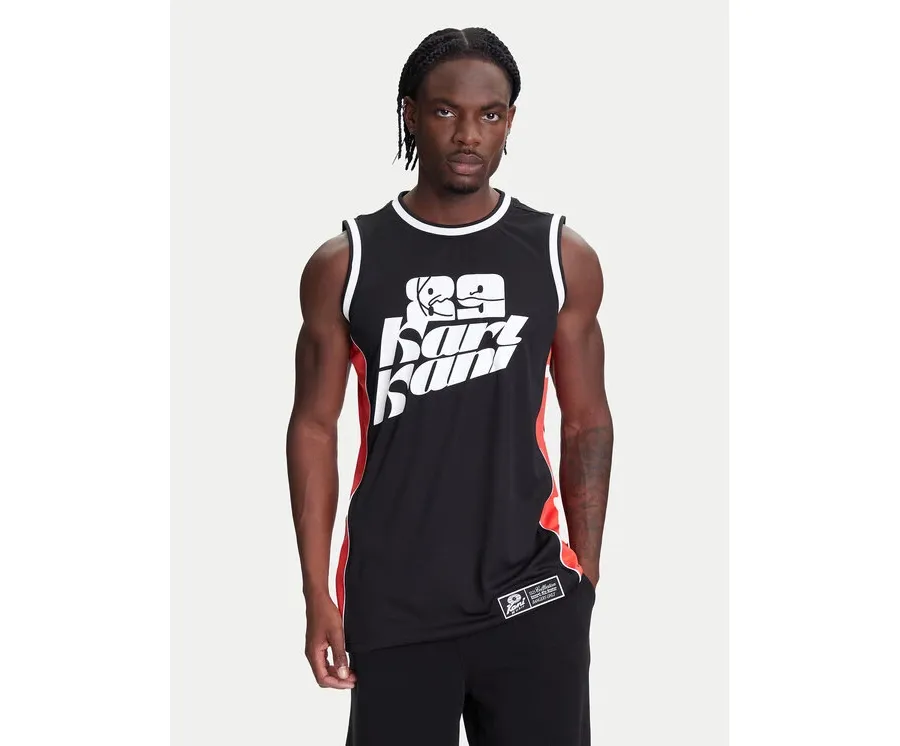 obrazek 1 Karl Kani Tank top Signature Colorblock Basketball PD00005368 Czarny Regular Fit