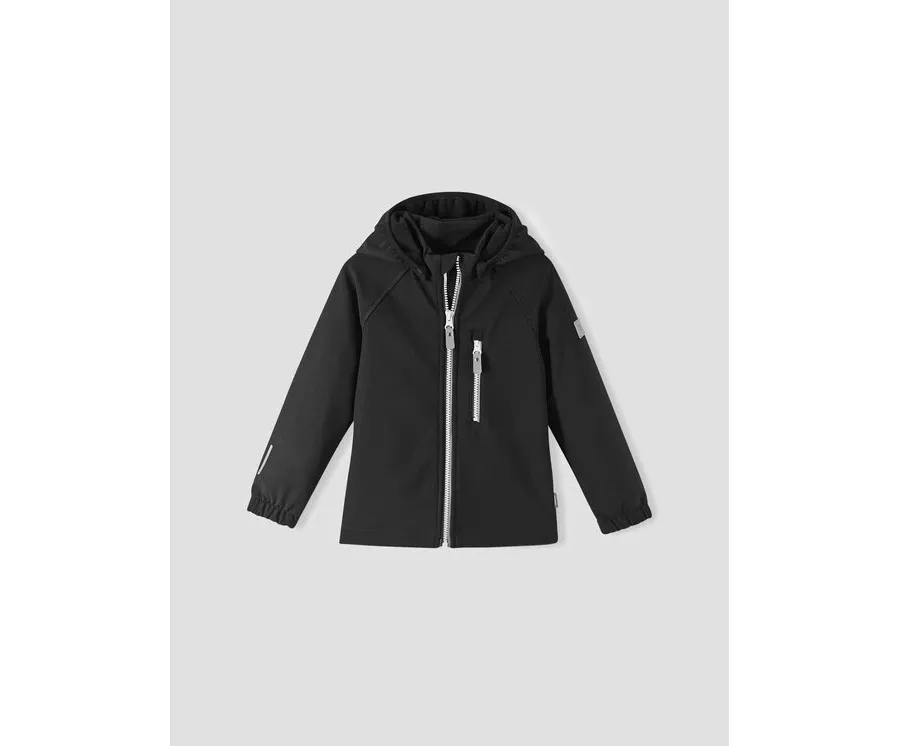 obrazek 1 Reima Kurtka softshell Vantti 5100009A Czarny Regular Fit