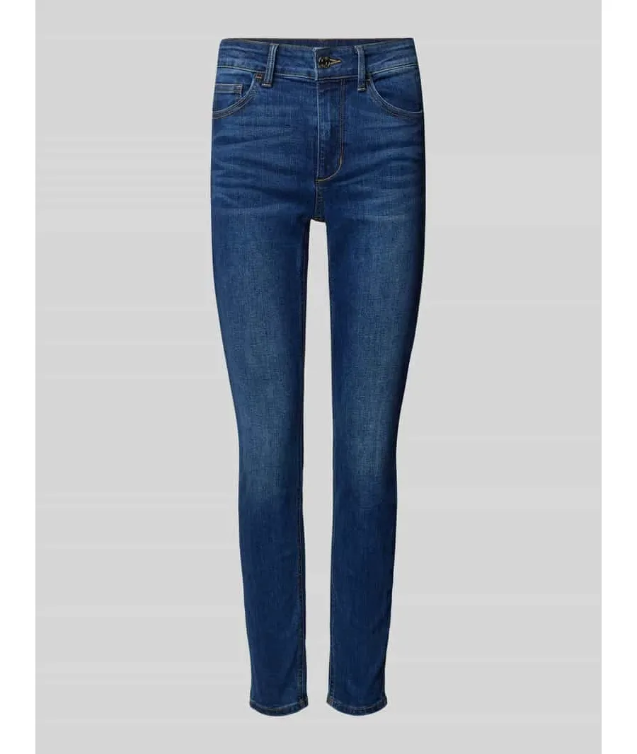 obrazek 1 Jeansy o kroju skinny fit z 5 kieszeniami model ‘DEVINE’