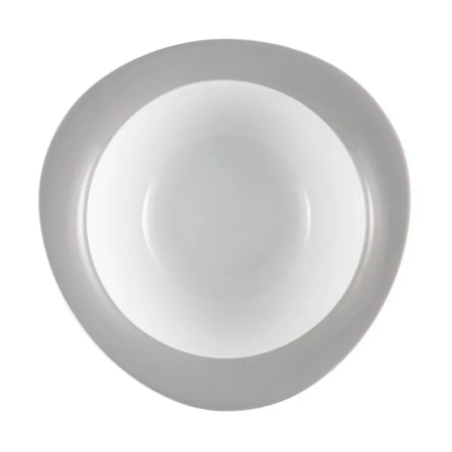 obrazek 2 Okrągła porcelanowa miska 24 cm w kolorze kamienno szarym - Seltmann Weiden