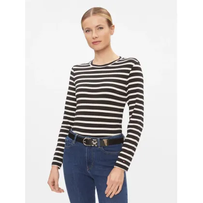 Zdjęcie Tommy Hilfiger Bluzka WW0WW40592 Czarny Slim Fit