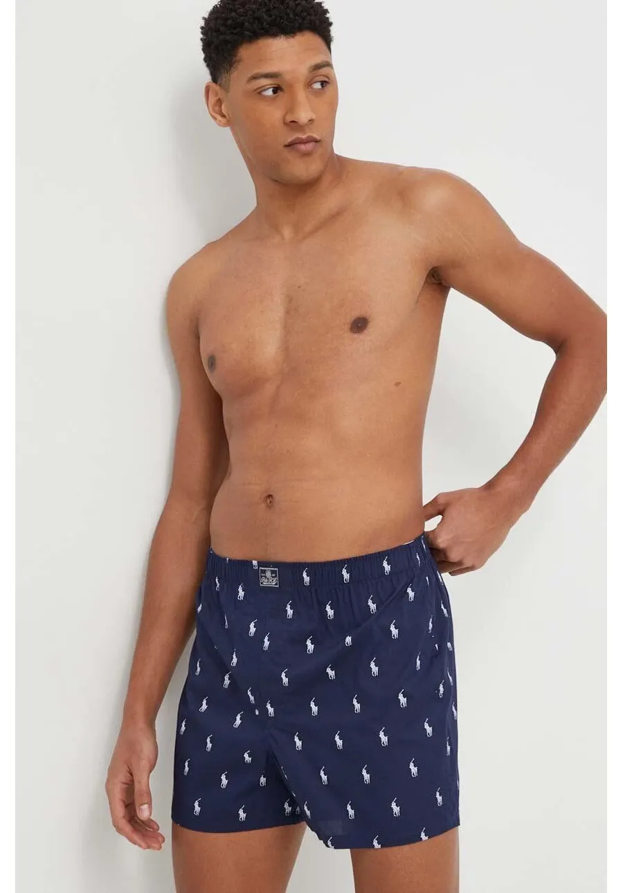 obrazek 1 Polo Ralph Lauren bokserki bawełniane 3-pack kolor granatowy