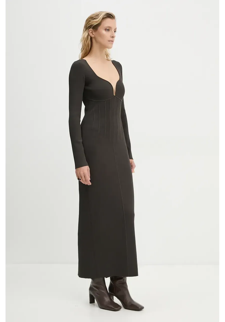 obrazek 1 Nanushka sukienka JERICA maxi dopasowana NW24PFBS22697