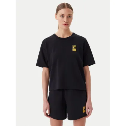 Zdjęcie Fila T-Shirt Lisakovsk FAW1044 Czarny Loose Fit