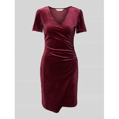 Zdjęcie Sukienka mini w stylu kopertowym