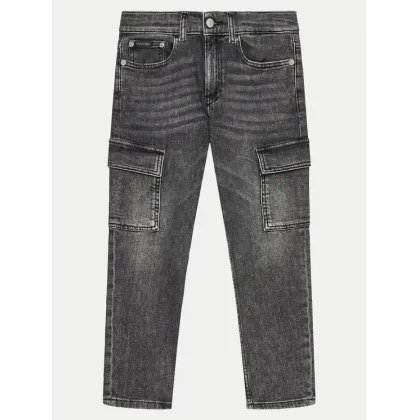 Zdjęcie Calvin Klein Jeans Jeansy IB0IB02190 Szary Regular Fit
