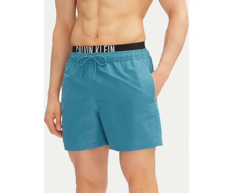 obrazek 1 Calvin Klein Swimwear Szorty kąpielowe KM0KM01093 Niebieski Regular Fit