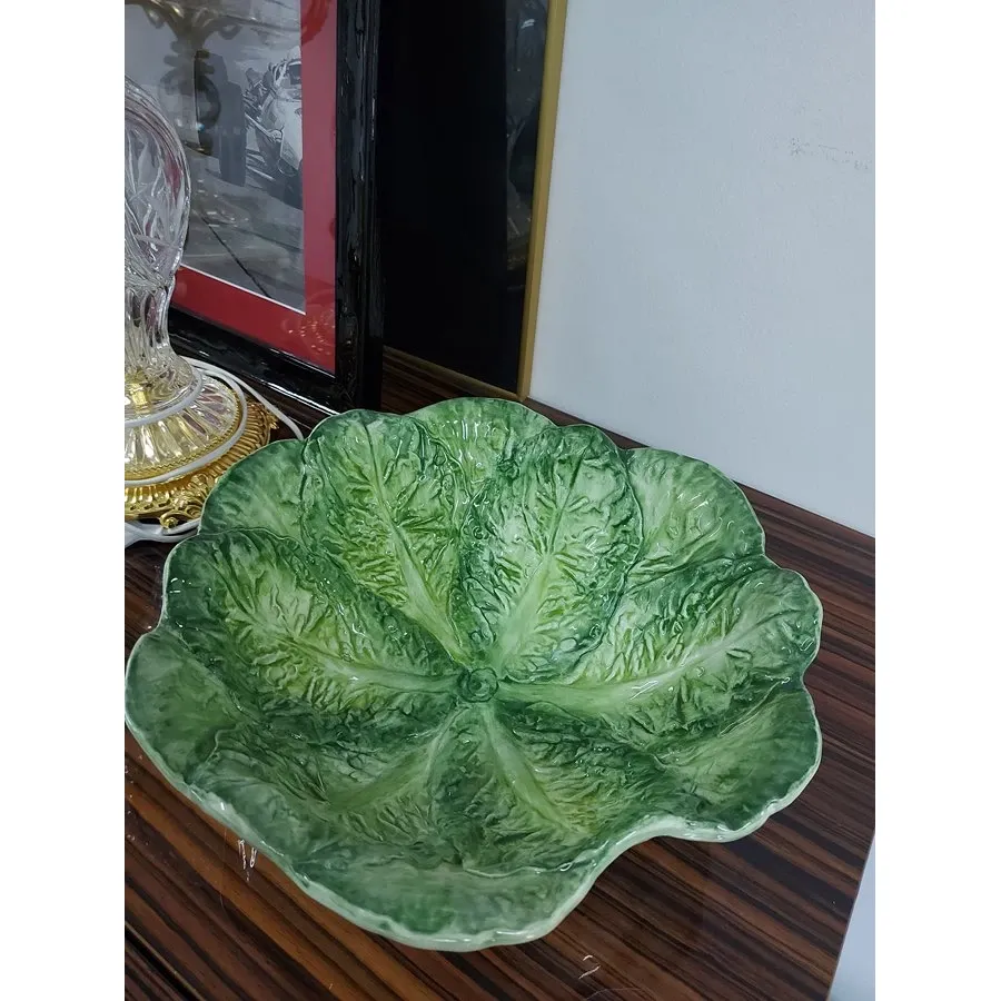 obrazek 6 Duża ceramiczna miska w kształcie liścia kapusty - Le Ceramiche