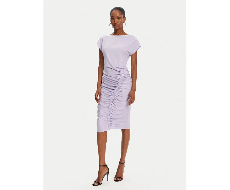 obrazek 1 Patrizia Pepe Sukienka codzienna 2A2871/J294-M531 Fioletowy Regular Fit