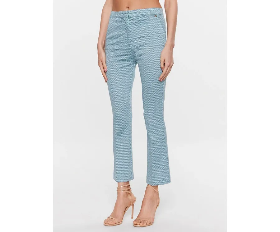 obrazek 1 Liu Jo Spodnie materiałowe CA3409 J1919 Niebieski Regular Fit