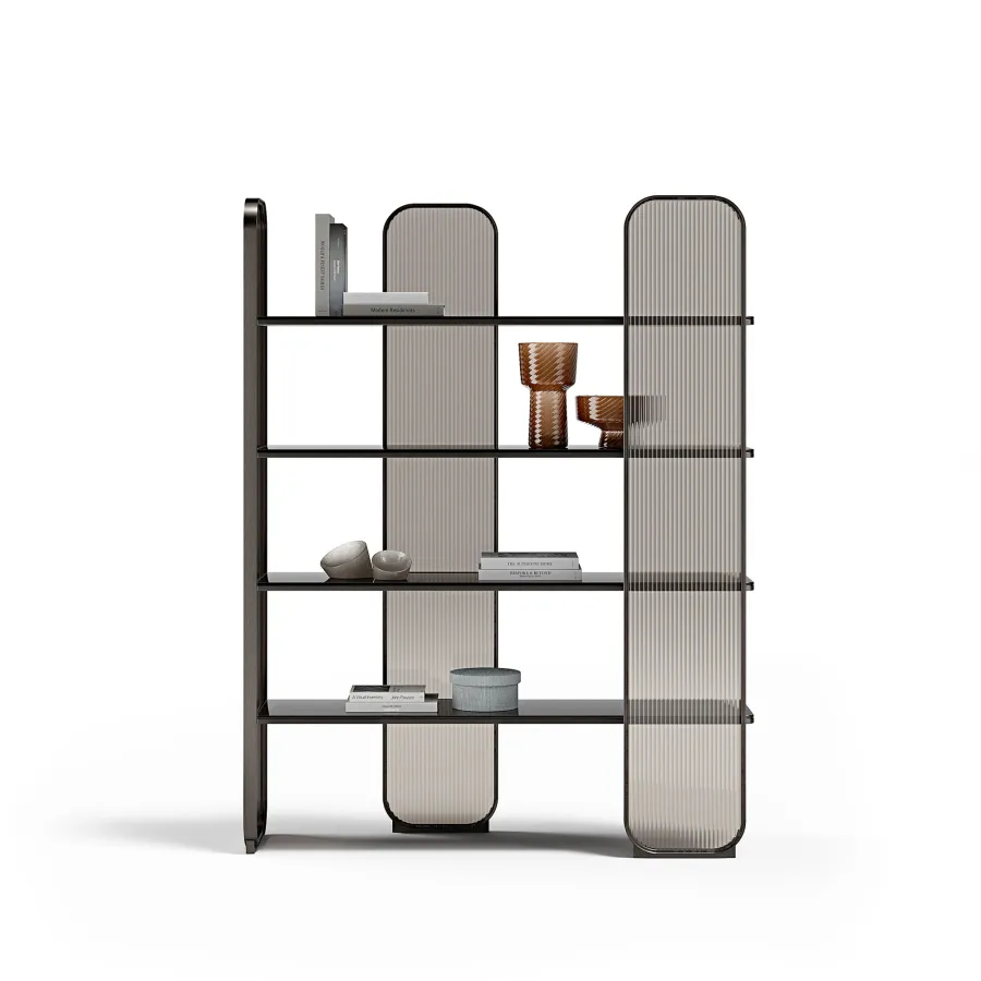 obrazek 2 Wyjątkowa biblioteczka w stylu modernistycznym do salonu lub gabinetu - prosto z Włoch