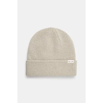 Zdjęcie Samsoe Samsoe czapka wełniana kolor beżowy z grubej dzianiny wełniana
