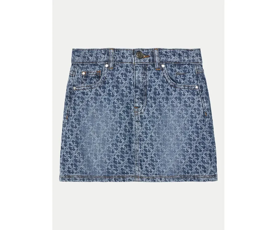 obrazek 1 Guess Spódnica jeansowa J5RD14 D45E0 Niebieski Regular Fit