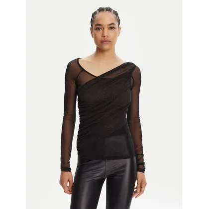 Zdjęcie Versace Jeans Couture Bluzka 78HAH600 Czarny Slim Fit