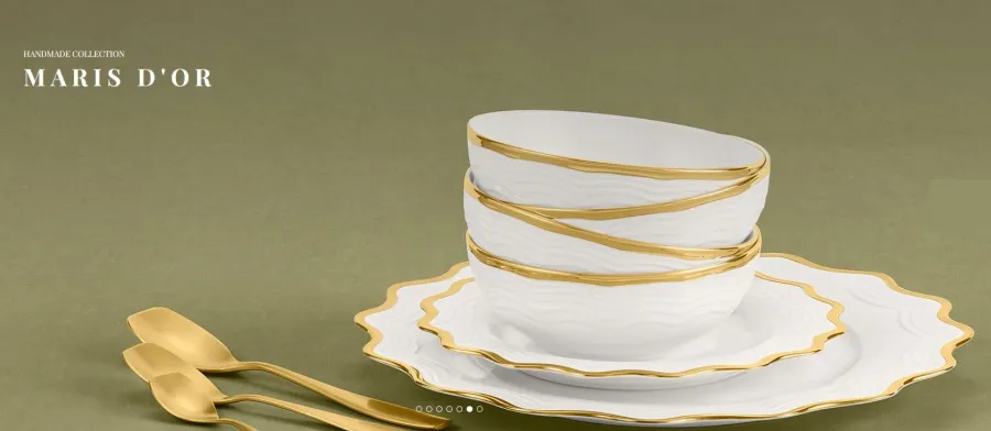 obrazek 2 Talerz serwisowy 32 cm Maris d'Or z porcelany