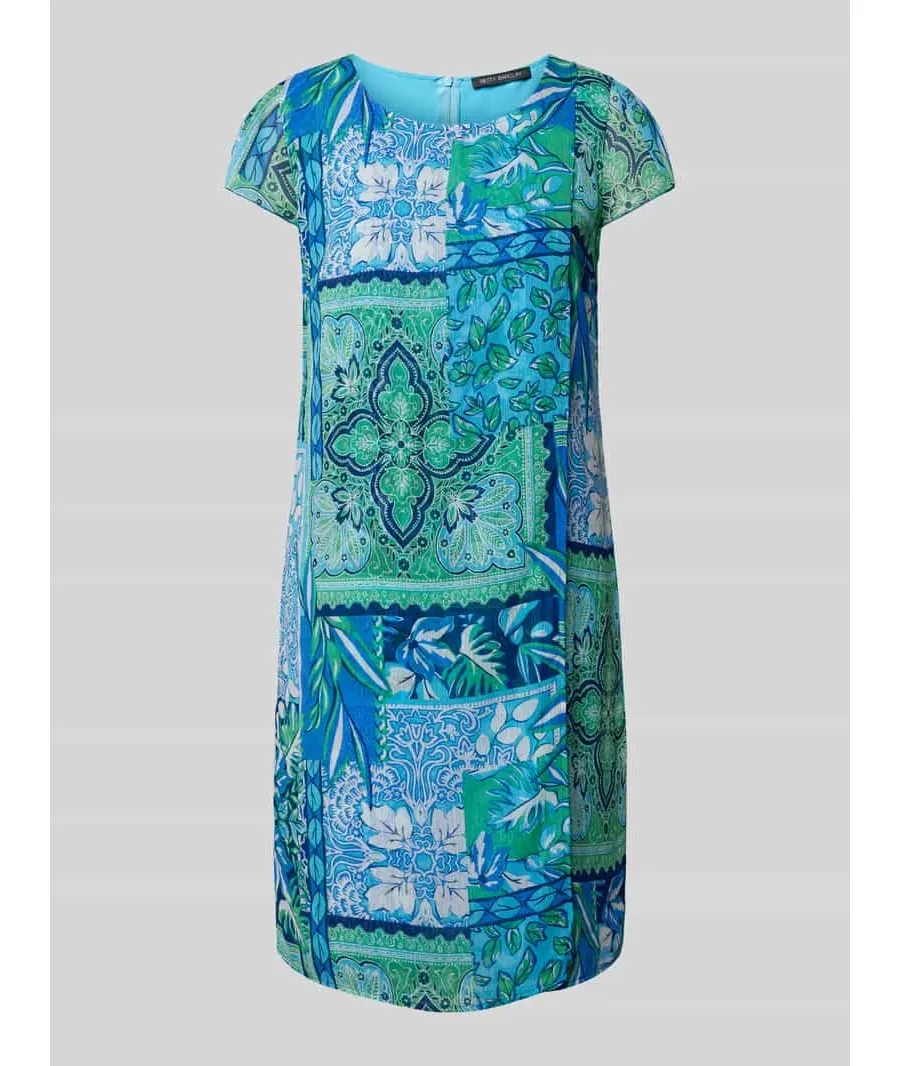 obrazek 1 Sukienka o długości do kolan z nadrukiem na całej powierzchni