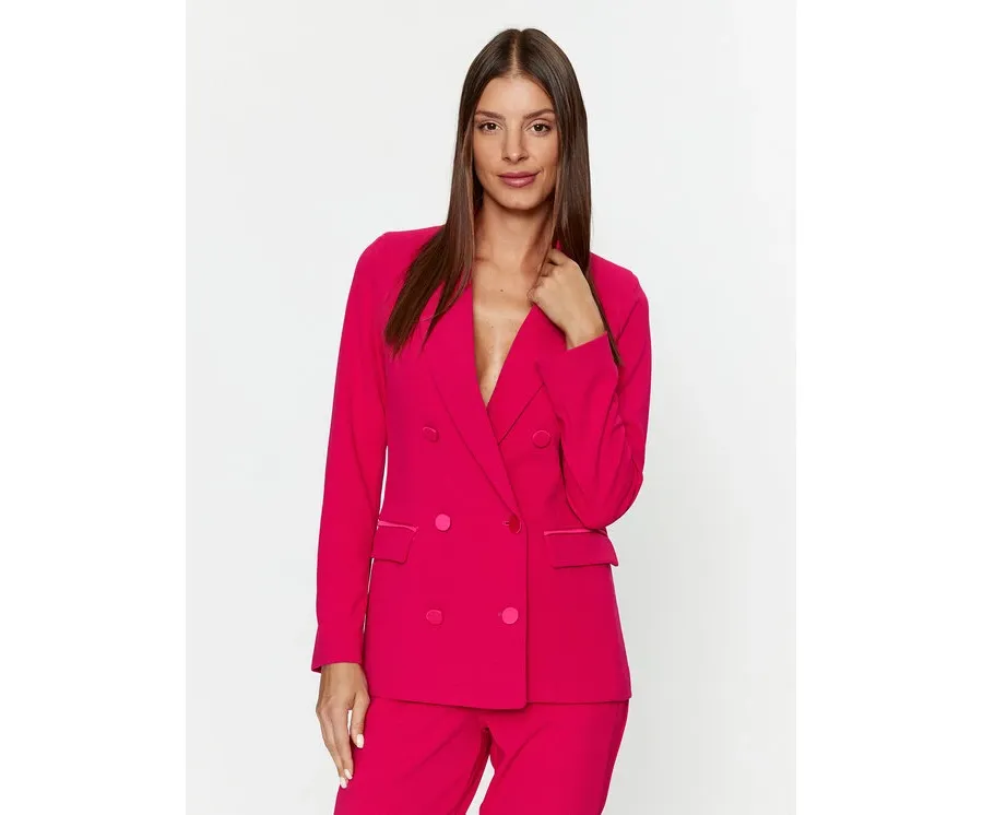 obrazek 1 ViCOLO Marynarka TR0201 Różowy Regular Fit