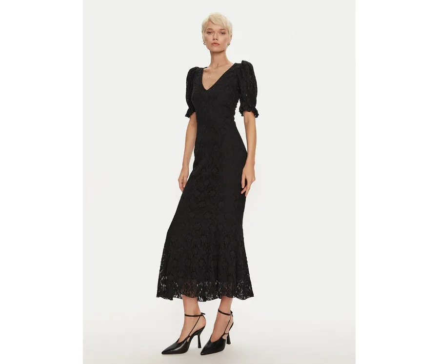 obrazek 1 ROTATE Sukienka koktajlowa Drola 113071100 Czarny Slim Fit