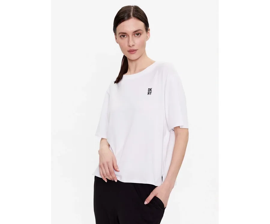 obrazek 1 DKNY Koszulka piżamowa YI2422635 Biały Loose Fit
