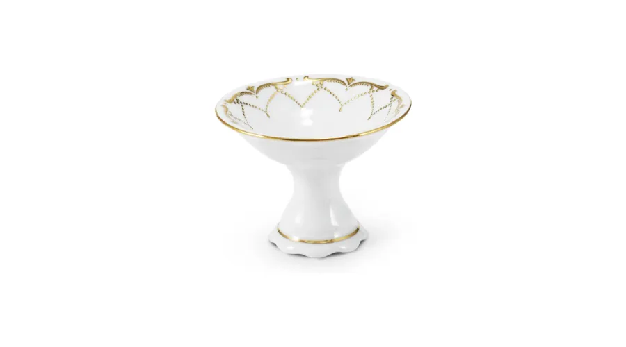 obrazek 7 Piękna stylowa 25-częściowa zastawa obiadowa z porcelany z kolekcji Wedding sonata – Leander