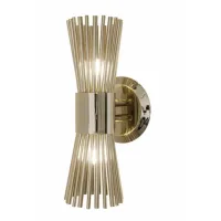 Picture Original wall lamp made of gold-plated brass