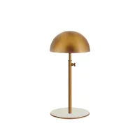 Picture Gold-plated hat stand with white base