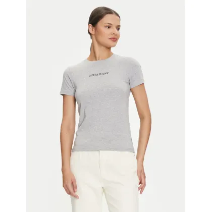 Zdjęcie Guess Jeans T-Shirt W4YI01 J1314 Szary Slim Fit