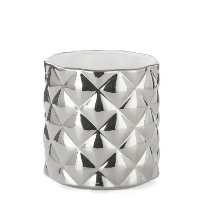 Picture Glazed ceramic vase H.25xL.23xD.Int.20 cm