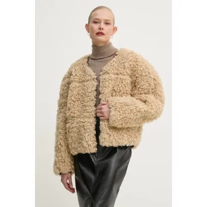 Zdjęcie Stand Studio kurtka dwustronna Charmaine Jacket damska kolor beżowy przejściowa oversize 61947-9066