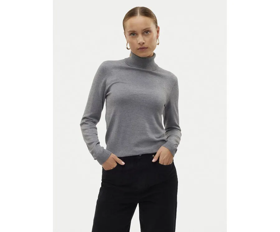 obrazek 1 Vero Moda Golf Iris 10320450 Szary Slim Fit
