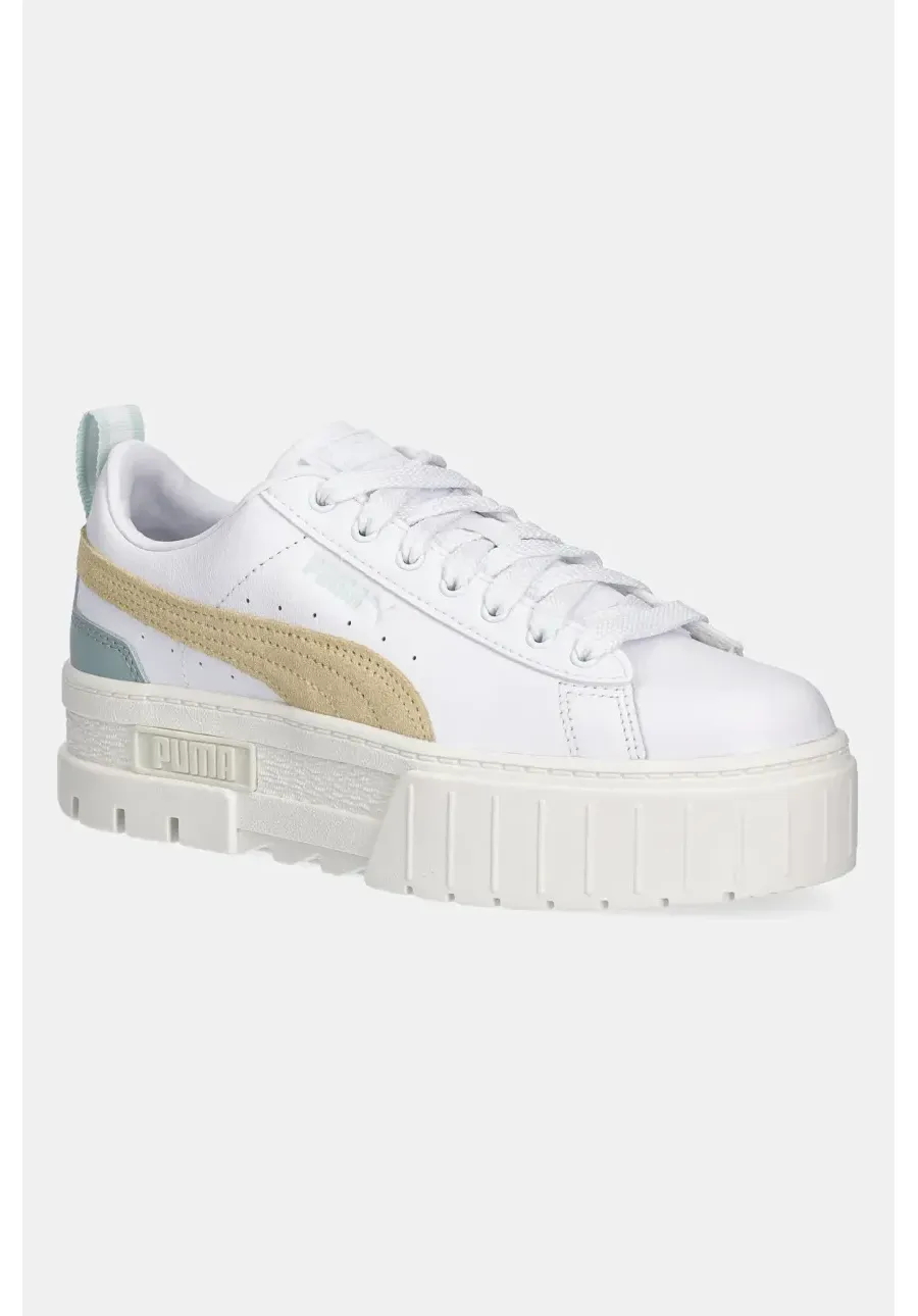 obrazek 1 Puma buty Mayze Lth kolor beżowy na platformie