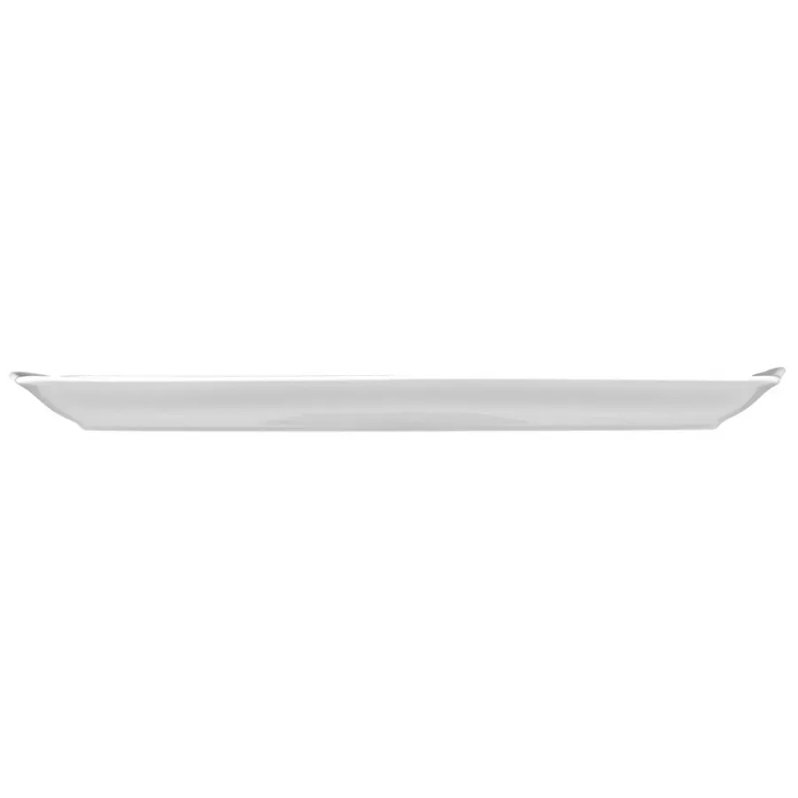 obrazek 2 Prostokątny porcelanowy talerz do ciasta 35x15 cm o nowoczesnym kształcie - Seltmann Weiden