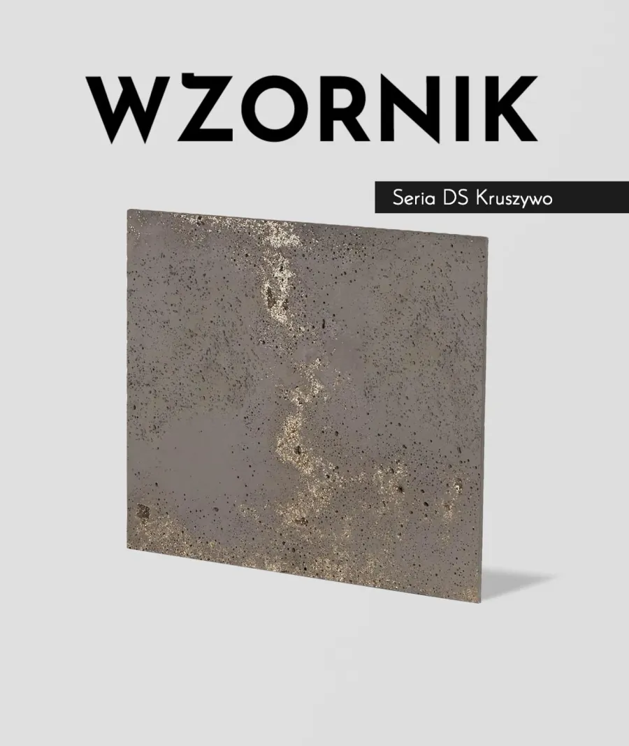 obrazek 1 Wzornik DS - (brązowy, złote kruszywo, duża porowatość) - beton architektoniczny