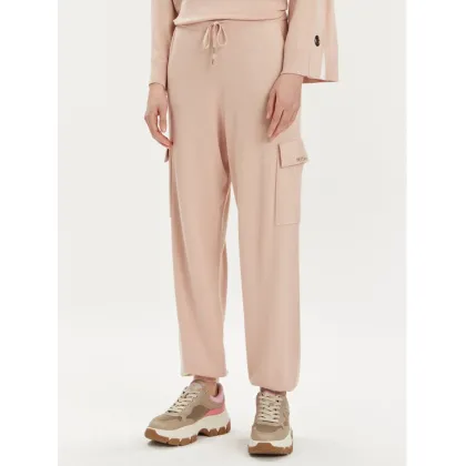 Zdjęcie Liu Jo Spodnie dzianinowe Ecs Pant. Maglia Lung TA4044 MS49I Różowy Regular Fit
