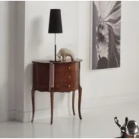 Picture A small, tasteful antique coffee table made of walnut wood